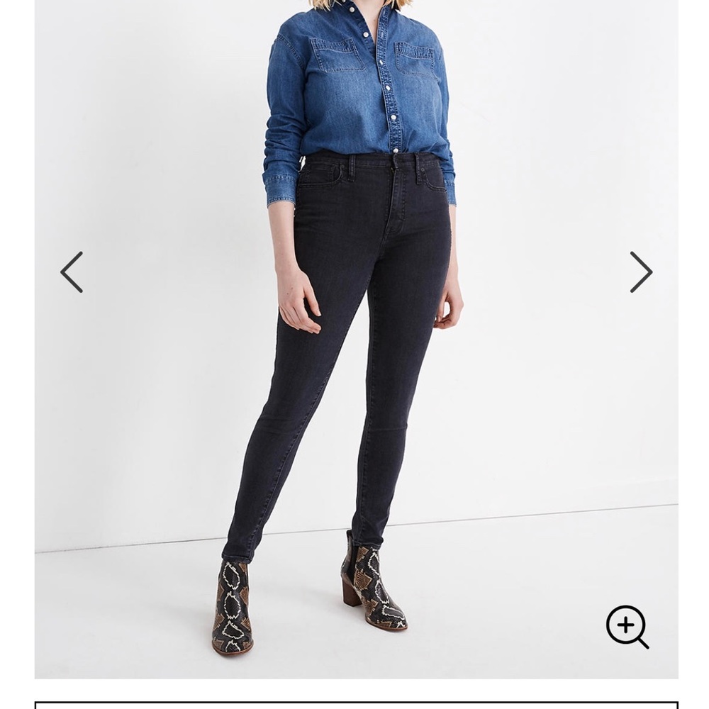 10" High-Rise Skinny Jeans in Eclipse Wash